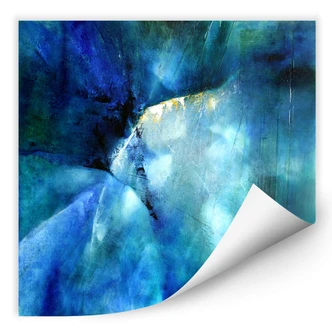 Wallprint Schmucker - Komposition in blau 