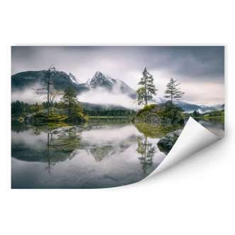 Zelfklevende Poster Wiemer - Foggy Lake 