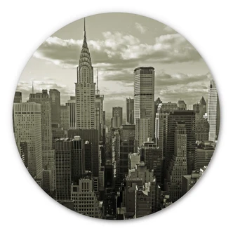 Alu-Dibond - Manhatten 2 - tondo 
