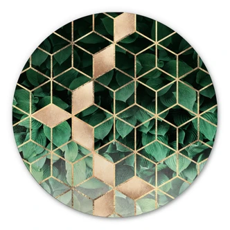 Alu-Dibond rond Frediksson - Nature meets Geometry 