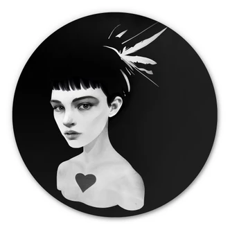 Wandcirkel Alu-Dibond Ireland - Maybe there is enough… 