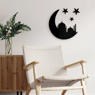 Décoration en verre acrylique Ramadan - Nuit arabe 