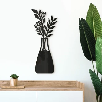 Wanddecoratie Bloemetje in een Vaas 