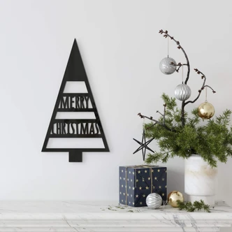 Wanddecoratie Merry Christmas - Kerst Decoratie 