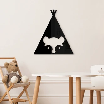 Wanddecoratie Tipi - Beer 