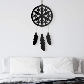 Akryl dekoration drömfångare blomma (4 delar) 