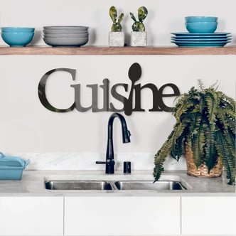 Scritta in acrilico -  Cuisine 