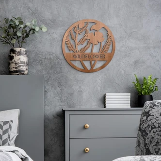Decoro in legno - Wildflower 