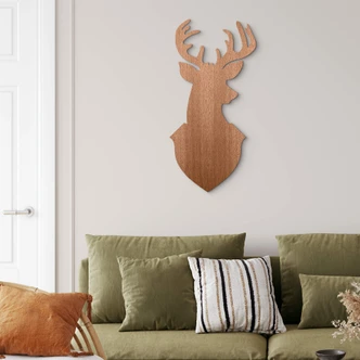 Decoro in legno - Cervo 