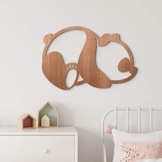 Decoro in legno - Panda 