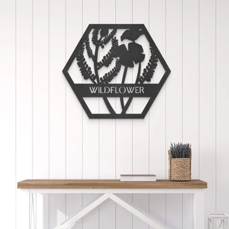 MDF Decoratie Wildflower 