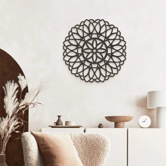 MDF Decoratie Mandala - Bloem van het Leven 