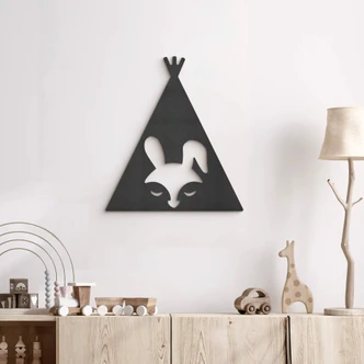 MDF - Holzdeko - Tipi - Hase 