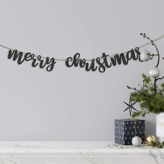 MDF Decoratie Kerst - Merry Christmas 