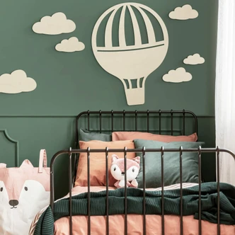 Holzdeko Pappel - Fesselballon 