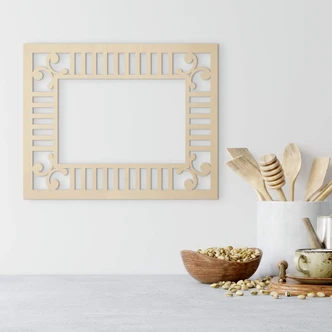 Decoro in legno - Cornice 