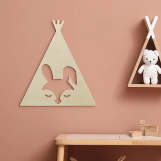 Decoro in legno - Tipi - Coniglio 