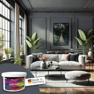 Vægmaling til indvendig mat WALLCOVER Farver Grå 