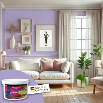 Lila Wandfarbe matt | Innenfarbe in Top-Qualität | vitalisierender Raumcharakter Lila Wandfarbe matt | Innenfarbe in Top-Qualität | vitalisierender Raumcharakter