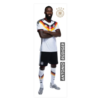 DFB Sticker WM 2026, Wandtattoo Antonio Rüdiger DFB Sticker WM 2026, Wandtattoo Antonio Rüdiger