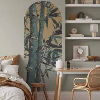 Muursticker Bamboe Arch Muursticker Bamboe Arch