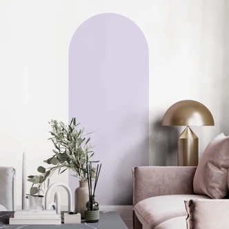 Adesivo murale Arco tondo stretto lilla pastello 