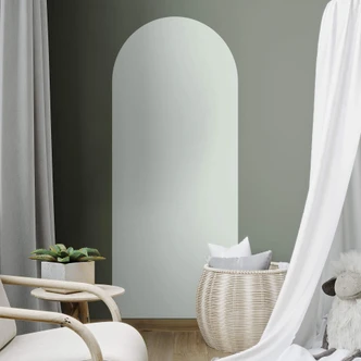 Adesivo murale Arco a tutto sesto stretto menta pastello 