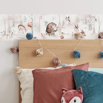 Behangrand Kvilis - Dierenvrienden in het Bos 