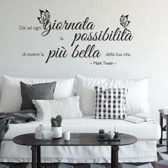 Muursticker Dai ad ogni giornata 