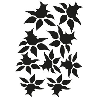 Wandtattoo Blüten-Set 10 