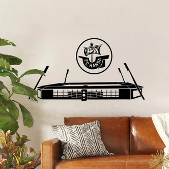 Wandtattoo FC Hansa Rostock - Arena und Logo 