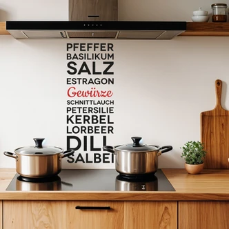 Wandtattoo Gewürze 3 (2-farbig) Wandtattoo Gewürze 3 (2-farbig)