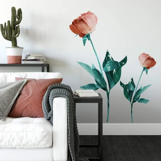 Wandtattoo Goed Blauw - Die Rose 