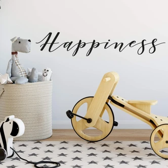 Wandtattoo Happiness 