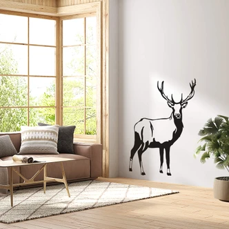 Muursticker Hert Silhouet Muursticker Hert Silhouet