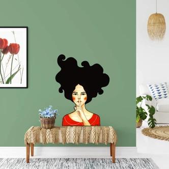 Muursticker Hülya - Quiet 