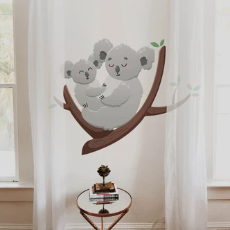 Wandtattoo Koala Mutterliebe 