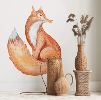 Muursticker Kvilis - Trotse Vos 