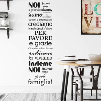 Wandtattoo Noi facciamo errori e perdoniamo Wandtattoo Noi facciamo errori e perdoniamo