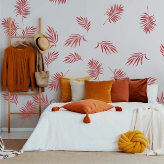 Wandtattoo Palmenzweige-Set 28-teilig 