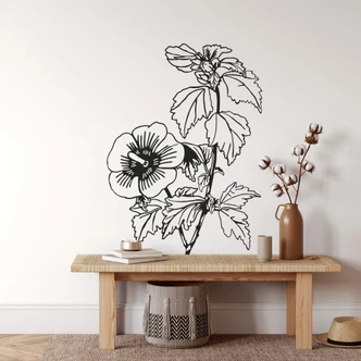 Wandtattoo Pflanzen Silhouette 