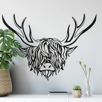 Muursticker Hooglander 