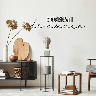 Wandtattoo Ricordati di amare Wandtattoo Ricordati di amare
