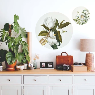 Muursticker rond Ehret - Magnolia 