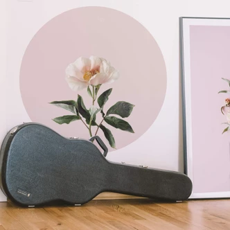 Zelfklevende Muurcirkel Sisi & Seb - Delicate Flower 