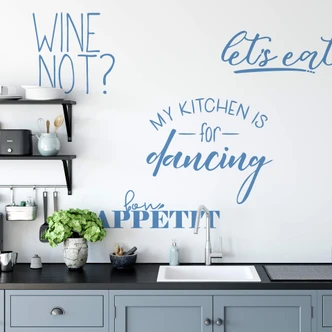 Wallsticker - Slogans til køkkenet 