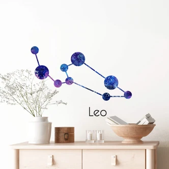 Wandtattoo Sternenbild Leo - Löwe 