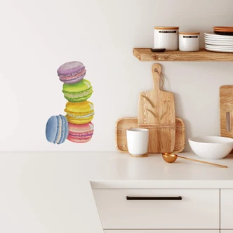 Wandtattoo Sweet Macarons 