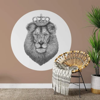 Wandtattoo Korenkova - The Lion King - Rund 