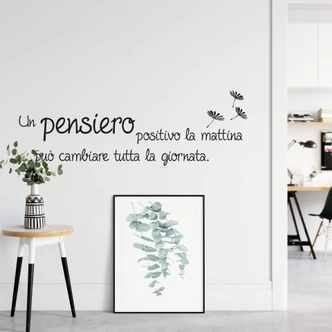 Wandtattoo Un pensiero positivo... Wandtattoo Un pensiero positivo...